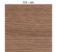 Self adhesive decorative screw cover caps 14mm - 25pcs (316 Oak)