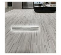 Self-Adhesive DIY PVC Flooring, Vintage Wood Grain for Renters, Removable & Waterproof Tile Sticker for Bathroom, Kitchen, Staircase(1800-6)