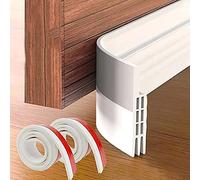 Self Adhesive Door Bottom Seal Strip Weatherproof Draft Stopper & Soundproofing Tape ct Proof Under Door Sweep Effective Draught Excluder for Home & Office