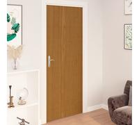 Self-adhesive Door Films 2 pcs Light Oak 210x90 cm PVC Berkfield Home Brown One Size