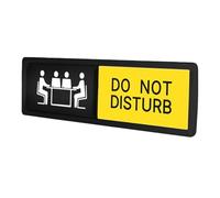 Self-Adhesive Door Signs Welcome Please Knock Print