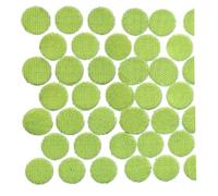 Self Adhesive Dots Round Pads Tapes Sticky Back Hook Loops Nylon Tape for DIY Crafts Office Classroom School Home (Green Dia.25mm 400pcs/200Pairs)