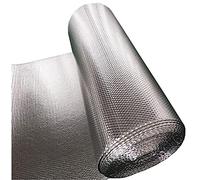 Self Adhesive Double Aluminium Bubble Wrap Foil Insulation Roll, Thermal Insulation Sheet Heat Shield For Walls, Floors Roofs Motorhome Caravan Lofts(Size:1x15m (39 in X 50 Ft))