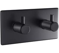 Self-Adhesive Double-Layer Stainless Steel Hook - Rust-Resistant Waterproof Ideal for Kitchen Bathroom Toilets -and Strong Hanging Solution