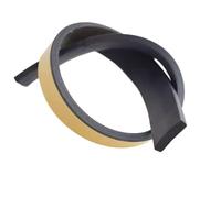 Self Adhesive EVA Foam Rubber Seal Strip, Weatherproof Black Insulation Tape for Doors and Windows, 2M/10M Length 1 Pcs(5mm x 15mm x 10m)