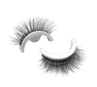 Self Adhesive Eyelash Reusable 3D Makeup Eyelash Self Stick False Fake Eyelash for Women Girl Eye Makeup Tool 1Pair Style3 Self Stick Eyelashes