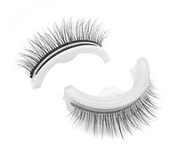 Self Adhesive Eyelash Reusable 3D Makeup Eyelash Self Stick False Fake Eyelash for Women Girl Eye Makeup Tool 1Pair Style2 Self Stick Eyelashes