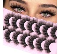 Self Adhesive Eyelashes Natural Lashes No Glue Needed Eye False Eyelash 3D Flutter Fuzzy Fake Eyelashes Short Lashes 5 Pairs Lashes