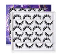 Self Adhesive Eyelashes Natural Lashes No Glue Needed Eye False Eyelash 3D Flutter Fuzzy Fake Eyelashes Short Lashes 5 Pairs Lashes