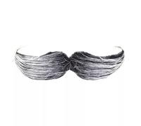 Self-Adhesive Fake Moustaches Fancy Dress Costume Accessories Assorted Styles & Colours Mexican, Artist, Cowboy, Halloween & Party Fun (1 x Grey)
