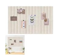 Self-Adhesive Felt Bulletin Board,Large Cork Board Alternative in Light Camel 30x30cm-Full Back Glue 6-Pcs, No-Drill Quiet Pin Board & Photo Wall for Home & Office