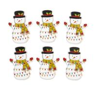 Self Adhesive Festive Craft Embellishment - Snowman, Llama or Unicorn (Festive Snowman x 6pcs)