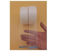 Self-adhesive Fiberglass Drywall Patch Tape Crack Sealing Mesh for Wall Repair for Fixing and Crack Prevention in Interior Exterior Walls（82Ft)(13 mesh,4.5cm)