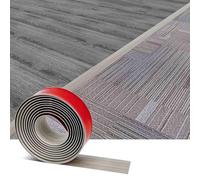 Self-Adhesive Flat Divider Strip PVC Trat Strip for Laminate & Carpet to Tile Vinyl Ed Trim 6m/19.68ft Floor Threshold Trat Solut