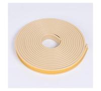 Self Adhesive Flexible TPE Edging Trim, 5M U Shape Self Adhesive Furniture Edge Banding Protector Multicolor 9-40mm(Beige,15mm)
