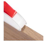 Self Adhesive Flexible TPE Edging Trim, 5M U Shape Self Adhesive Furniture Edge Banding Protector Multicolor 9-40mm(Wit,25mm)