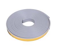 Self Adhesive Flexible TPE Edging Trim, TPE Edge Protector Tape U-Shaped Self-Adhesive Skirting Board Trim Multicolor 9-30mm 5M(Grijs,14mm)