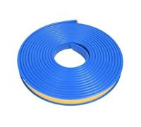 Self Adhesive Flexible TPE Edging Trim, TPE Edge Protector Tape U-Shaped Self-Adhesive Skirting Board Trim Multicolor 9-30mm 5M(Blu,30mm)