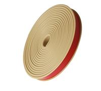 Self Adhesive Flexible TPE Edging Trim, TPE U Shape Self Adhesive Edge Protector Tape 5 Meters Multicolor Widths 9-40mm(Beige,12 mm)