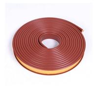 Self Adhesive Flexible TPE Edging Trim, U-Shape Edge Banding Self Adhesive 16.4FT Multicolor 9-40mm for Furniture(Bruin,18mm)
