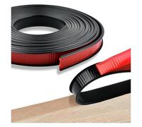 Self Adhesive Flexible TPE Edging Trim, U-Shape Edge Banding Self-Adhesive TPE Trim 9-40mm 16.4ft for Furniture Countertop and Cabinets(22mm)