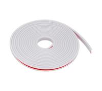Self Adhesive Flexible TPE Edging Trim, U-Shape TPE Furniture Edge Banding Self-Adhesive Multicolor 9-40mm 5m 16.4ft(Wit,14mm)