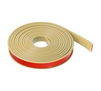 Self Adhesive Flexible TPE Edging Trim, U-Shape TPE Furniture Edge Banding Self-Adhesive Multicolor 9-40mm 5m 16.4ft(Beige,20mm)