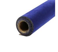 Self Adhesive Flock Velvet Fabric Roll, Flocked Fabric Roll Multicolor 50x148cm For DIY And Jewelry(11royal Blue)