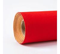 Self Adhesive Flock Velvet Fabric Roll, Velvet Self Adhesive Flocking Fabric 45cm Width x (1-20) m Multicolor(Red,45cm x 15m)