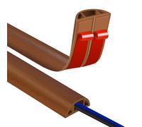 Self Adhesive Floor Cable Cover 1 m Small Flexible Cable Channel for Office, Concert, etc. Protection of Electrical Wire and Tripping Risk Prevention