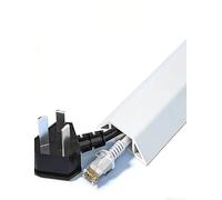 Self Adhesive Floor Cable Protector Wire Cover, Heavy Duty Cord Concealer/Line Trunking for Workshop/Warehouse/Factory, Decorative Cables Tidy Tube(Color3,W5cm)