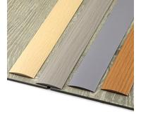 Self Adhesive Floor Cover Strips for Carpet & Tile 5cm/1.96in Sapele Trim Durable Threshold Protector Easy Installation Non Slip Edge Perfect for Home & Office Use