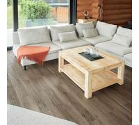 Self Adhesive Floor Planks - 7 Planks Pack Covering 10.47 sq ft / 0.97sqm | Each Stick On Tile Plank Measures 5.9x35.9in (91.4x15.2cm) | Peel And Stick Vinyl Flooring | Brown Wood Effect
