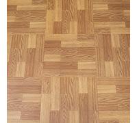 Self Adhesive Floor Planks Tile Vinyl Flooring Peel and Stick Square Wood Effect Floor Tile for Kitchen Living Room Bathroom 30X30cm 20pcs