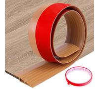 Self-Adhesive Floor Transition Strip, Door Threshold Strips for Laminate, Tile, and Carpet, Bridges Height Gaps 10-15mm, Flat Laminate Profile Flooring Edge Trim Strip for Doorways