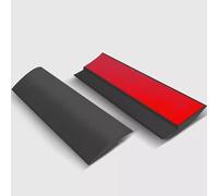 Self-Adhesive Floor Transition Strip for Carpet to Tile - 3cm Wide PVC Edge Protector for Doorways and Thresholds(Black,L4m)