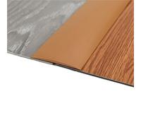 Self Adhesive Floor Transition Strip | Wear-resistant Carpet To Tile Edging Trim Laminate Wood Grain Joining(Brown,4CM)