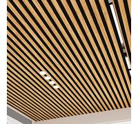 Self-Adhesive Foam Ceiling Tiles, 67x67 cm 40-Pack, Striped 3D Wall Panels for Interior Décor, Easy Installation Waterproof Covering