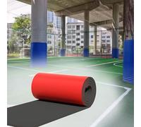 Self-Adhesive Foam Pole Padding Wrap for Round/Square Columns - Indoor/Outdoor Gym & Playground Protection - Red, 2x1m, Ideal for Basketball Courts