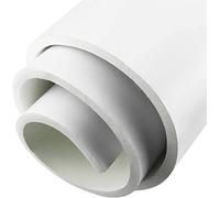 Self Adhesive Foam Roll 300mm(W) x 12mm(T) x 1.5m(L) Multi-Function Foam Rubber Sheet with Adhesive Backing, High Density Foam Sheet, Furniture Pads Floor Protectors, Anti-Scratch, Non Slip (White)