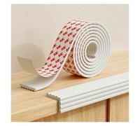 Self Adhesive Foam Safety Bumpers Edge Corner Guards Anti Collision Strips Padding For Furniture Cabinet Stair Steps Table Wall Protection Your Family Proofing Home(White,2m/6.5ft)