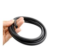 Self Adhesive Foam Strip Tape, Silicone Rubber Sponge Insulation Seal Strip Self Adhesive 1 Meter Diameter 2-15mm(Dia 10mm)