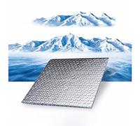 Self-Adhesive Foil Insulation Insulating Wrap Easy Install Bubble for Attics, Lofts, Floors, Sheds, Caravans, Boats, Greenhouses, Pet Homes and Garages Vapour Barrier (Size : 1x1m)