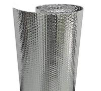 Self-adhesive Foil Insulation Radiator Insulation Reflect A Heat Double Aluminium Bubble Loft, Attic, Garage, Shed, Hutch, Kennel, Campervan, Greenhouse Various Size(1mx4m)
