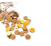 Self Adhesive Frame Bumpers 9mm Frame Cork Bumpers Picture Framing Photo Frame Cork Discs Furniture Pads Picture Hanging Craft Pack of 50