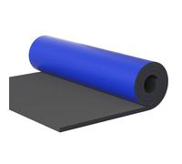 Self-Adhesive Garage Wall Protector, Basketball Pole Pad 3.28ft Wide Foam Column Protector, Leather Pole Wrap Padding for Basement Post, Gym, Parking Lot Safety(Blue,Length 2m/6.56ft)