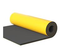 Self-Adhesive Garage Wall Protector, Basketball Pole Pad 3.28ft Wide Foam Column Protector, Leather Pole Wrap Padding for Basement Post, Gym, Parking Lot Safety(Yellow,Length 2m/6.56ft)