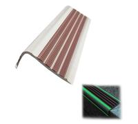 Self-Adhesive Glow in The Dark Reflective ir Nosing Ed Trim Anti-Slip Rubber Protector Strips for Indoor/Outdoor Use Corner Guard Safe Solut