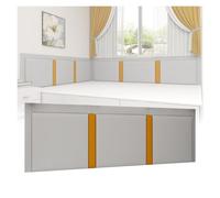 Self-Adhesive Headboard Wall Panel, 3D Anti-Collision Padding for Child Safety, Soundproof Accent for Bedroom Office Playroom