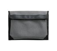 Self Adhesive Heavy Duty Organizer - Marine Storage Bag with Hook Loop, Nautical Cabin Cockpit Console Accessory | Safe Yacht Trailer Bag for Holiday Boating at Sea, Grey, verwijzen naar de